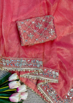 Embroidered Silk Saree