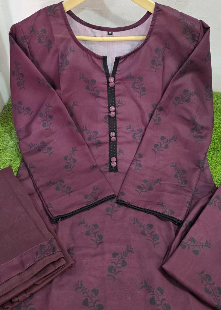 Cotton Kurti, Plazo & Sifon Dupatta