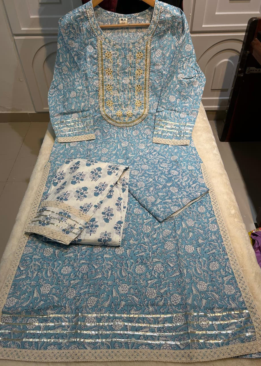 Party Wear Special Gotta Patti Suit