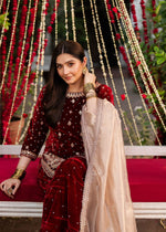 CityStride Velvet Sharara Set