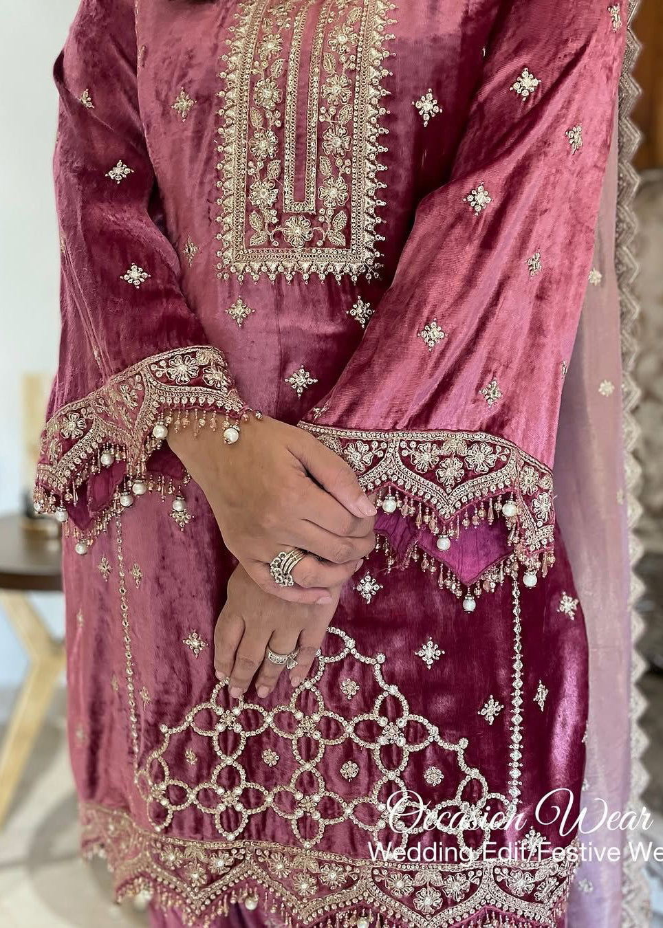 VELVET SALWAR KAMEEZ