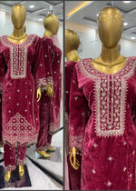 VELVET SALWAR KAMEEZ