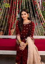 CityStride Velvet Sharara Set