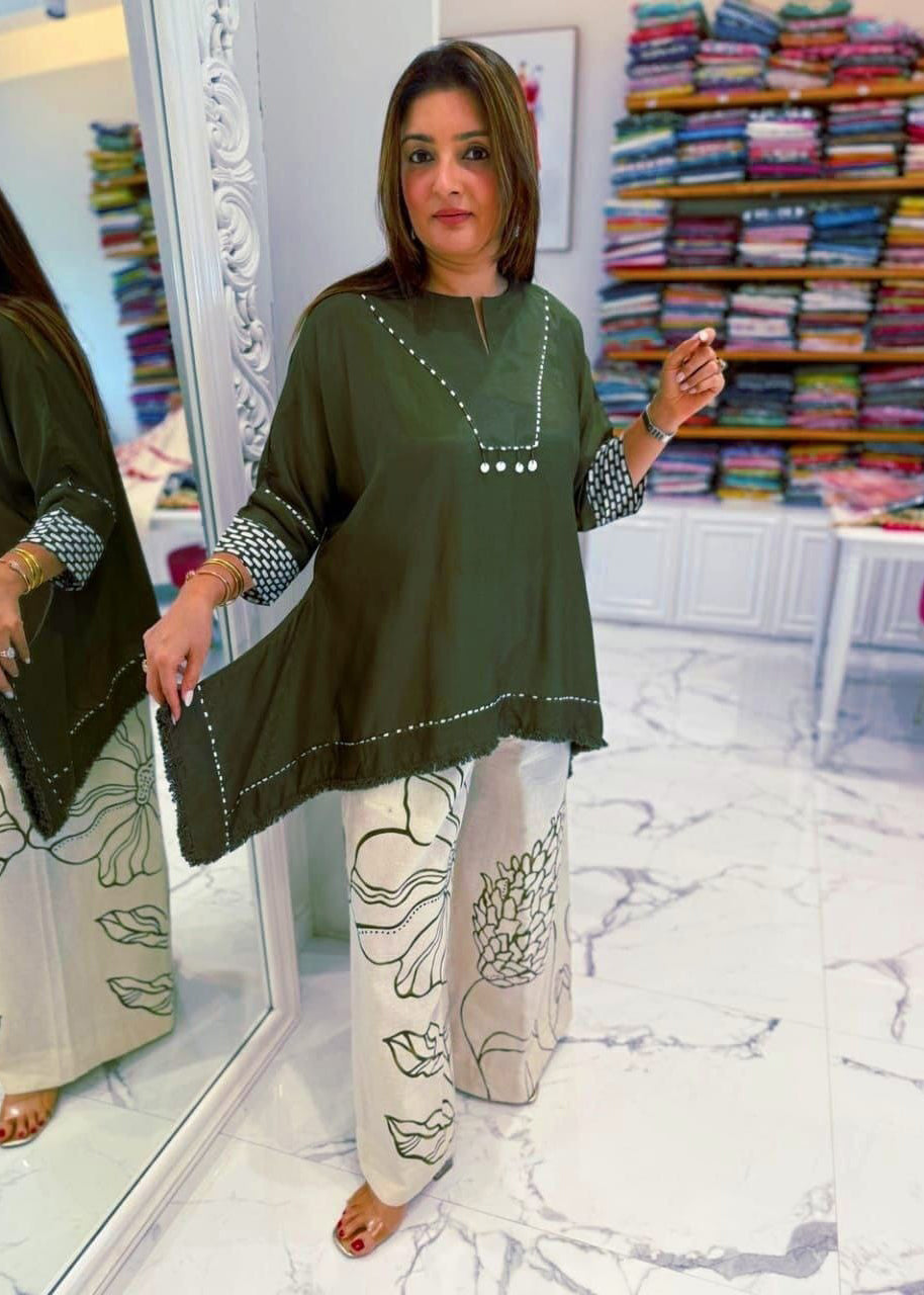 Boho Tail Cut Co-ord Set