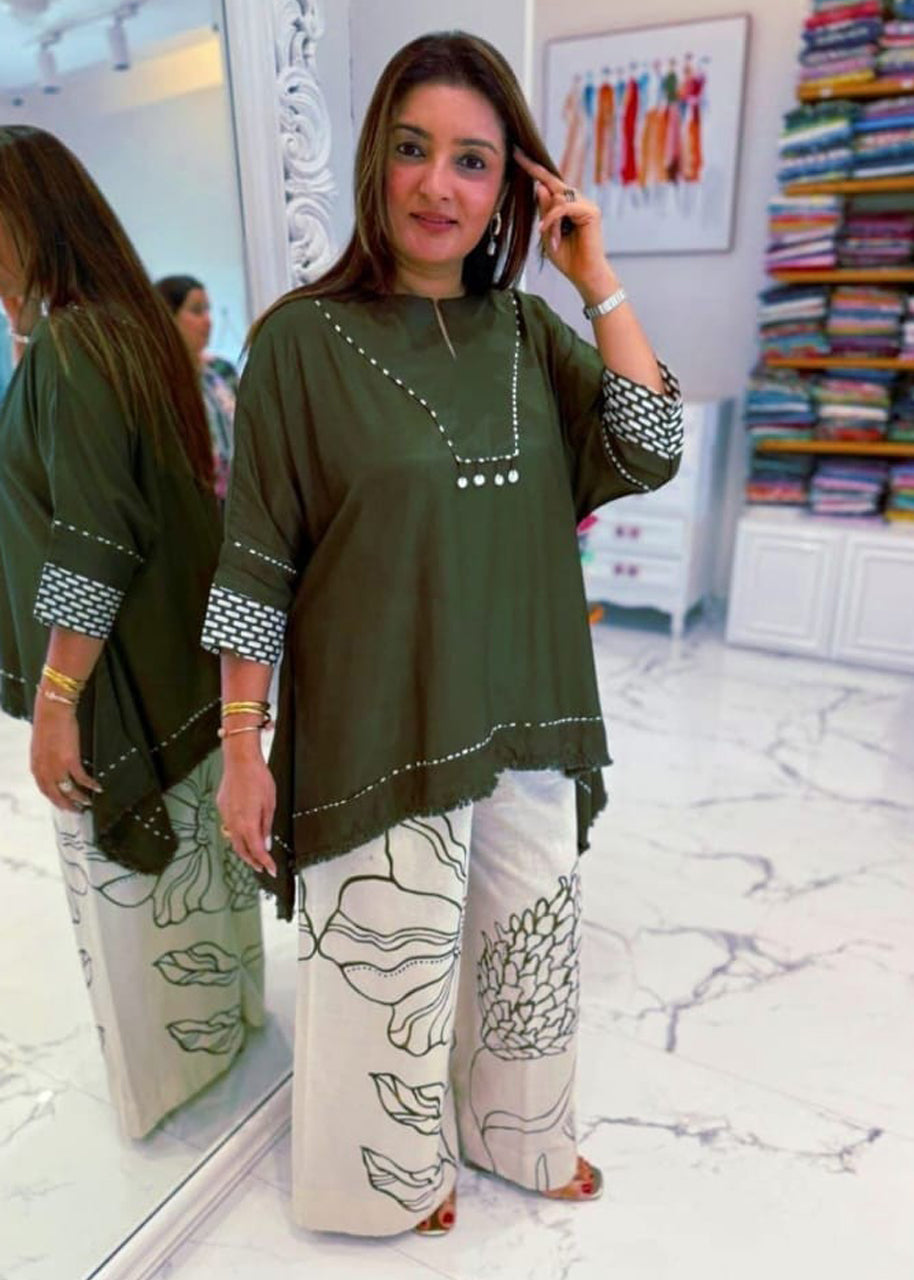 Boho Tail Cut Co-ord Set